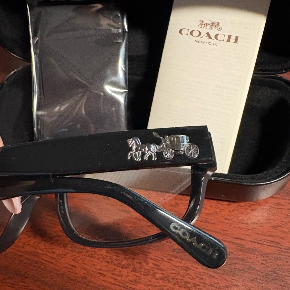Coach Black Eyewear Case - Picture 2 of 4